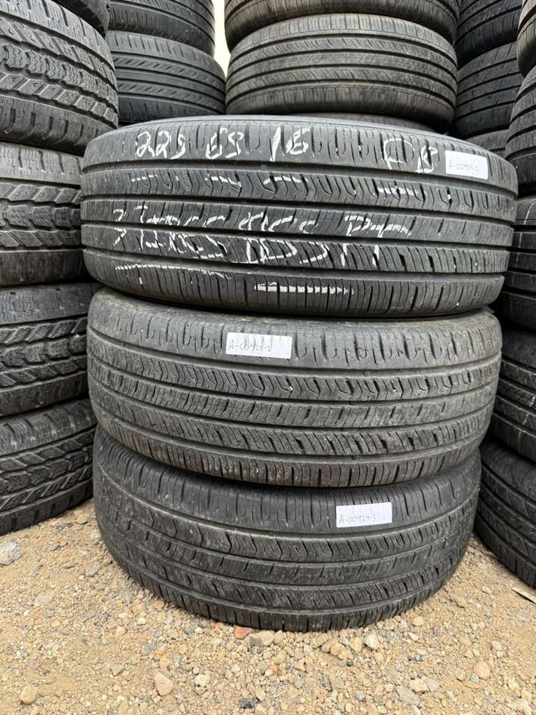 225/65R16 (3 Used Tires) Hankook Kinergy PT