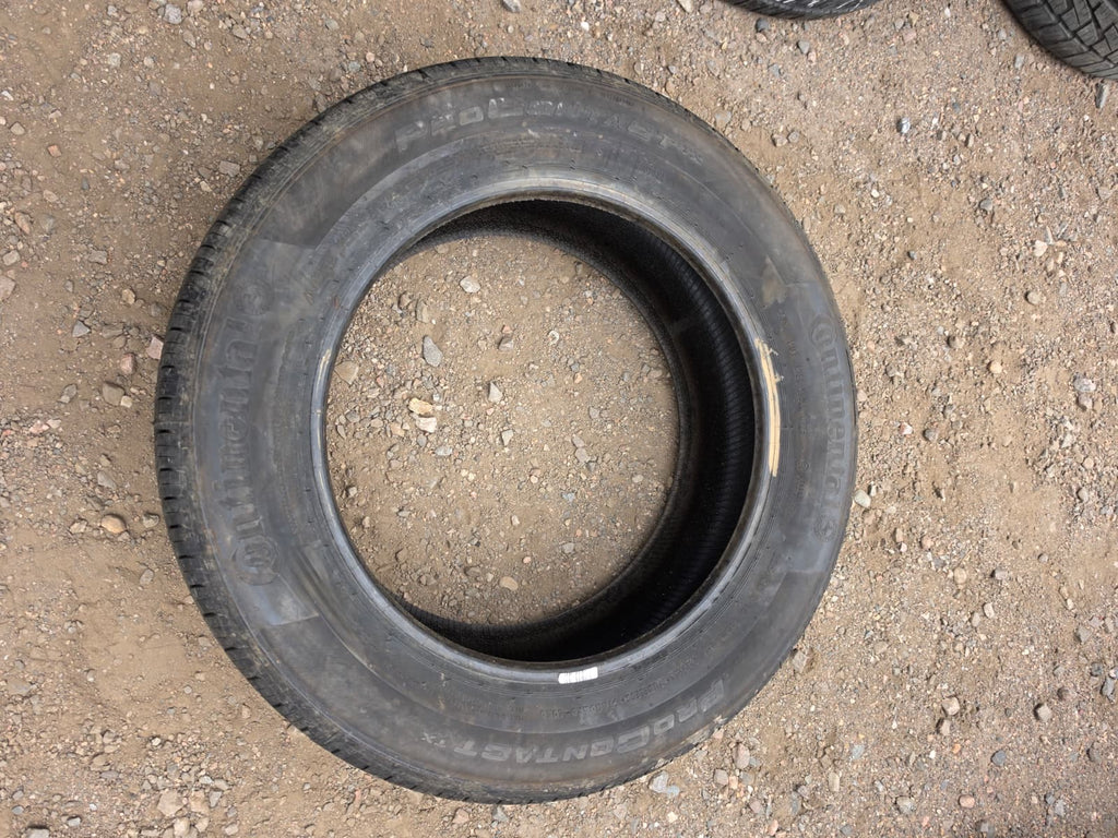 225/60R18 Pair (2 Used Tires) Continental ProContact TX