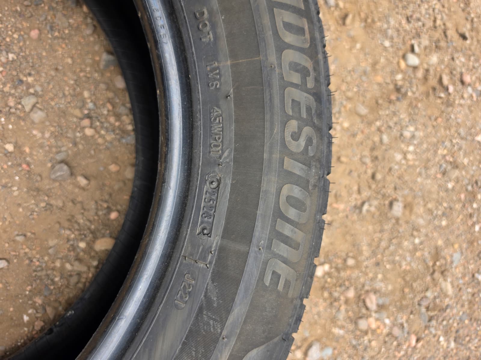 235/60R18 Pair (2 Used Tires)  Bridgestone Winter Peak