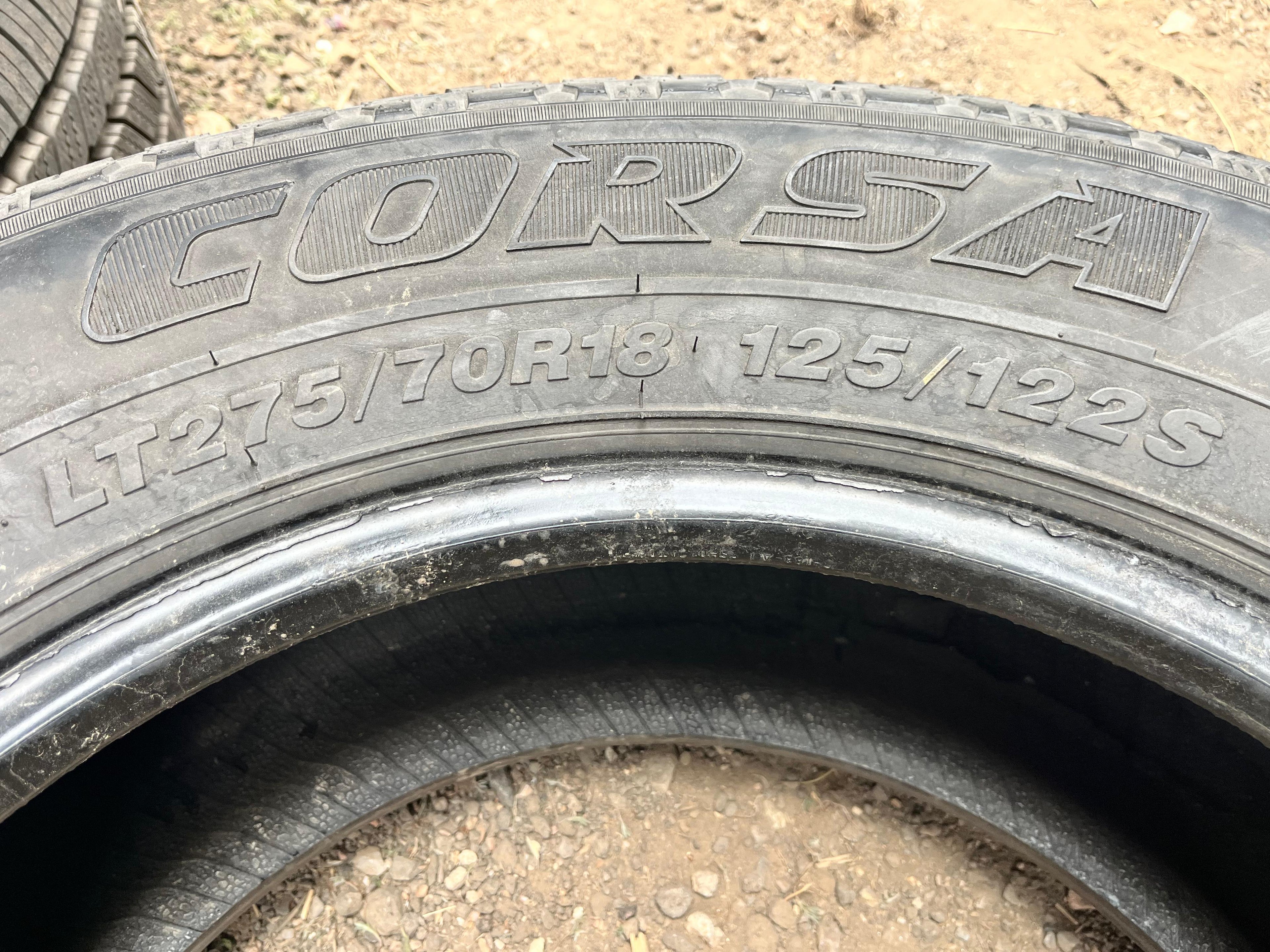 LT275/70R18 Set (4 Used Tires) Corsa Corsa XL