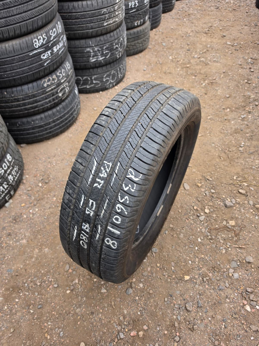 235/60R18 Set (4 Used Tires) Michelin Defender2