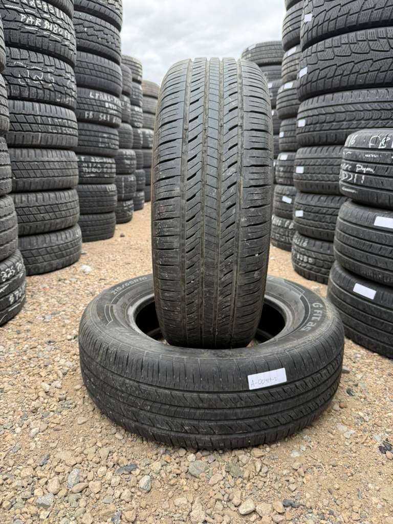 215/65R16 Pair (2 Used Tires) Laufenn G Fit AS