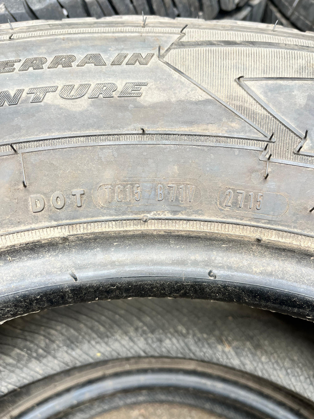 LT275/70R18 Pair (2 Used Tires) Goodyear Wrangler (Adventure)