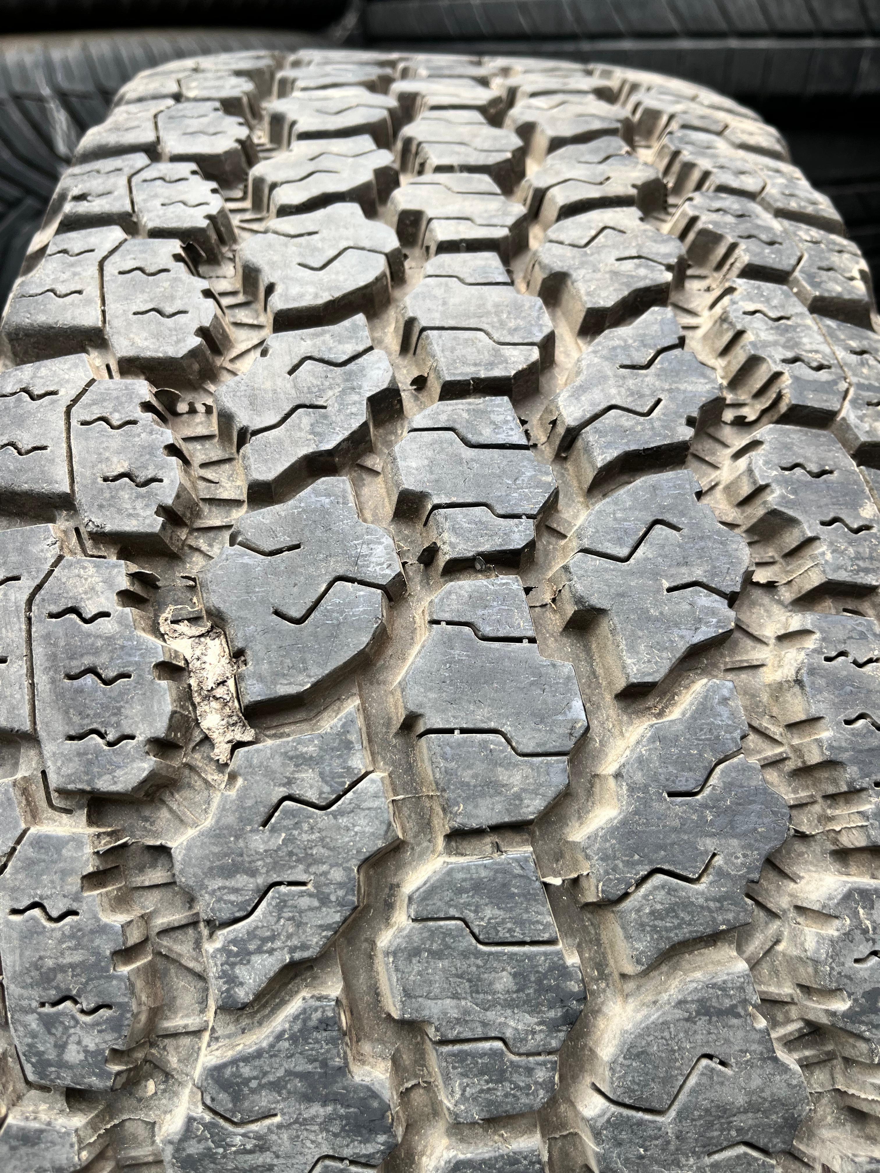 LT275/70R18 Pair (2 Used Tires) Goodyear Wrangler (Adventure)