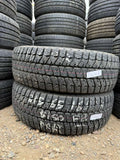 215/65R16 Pair (2 Used Tires) Bridgestone Blizzak WS90