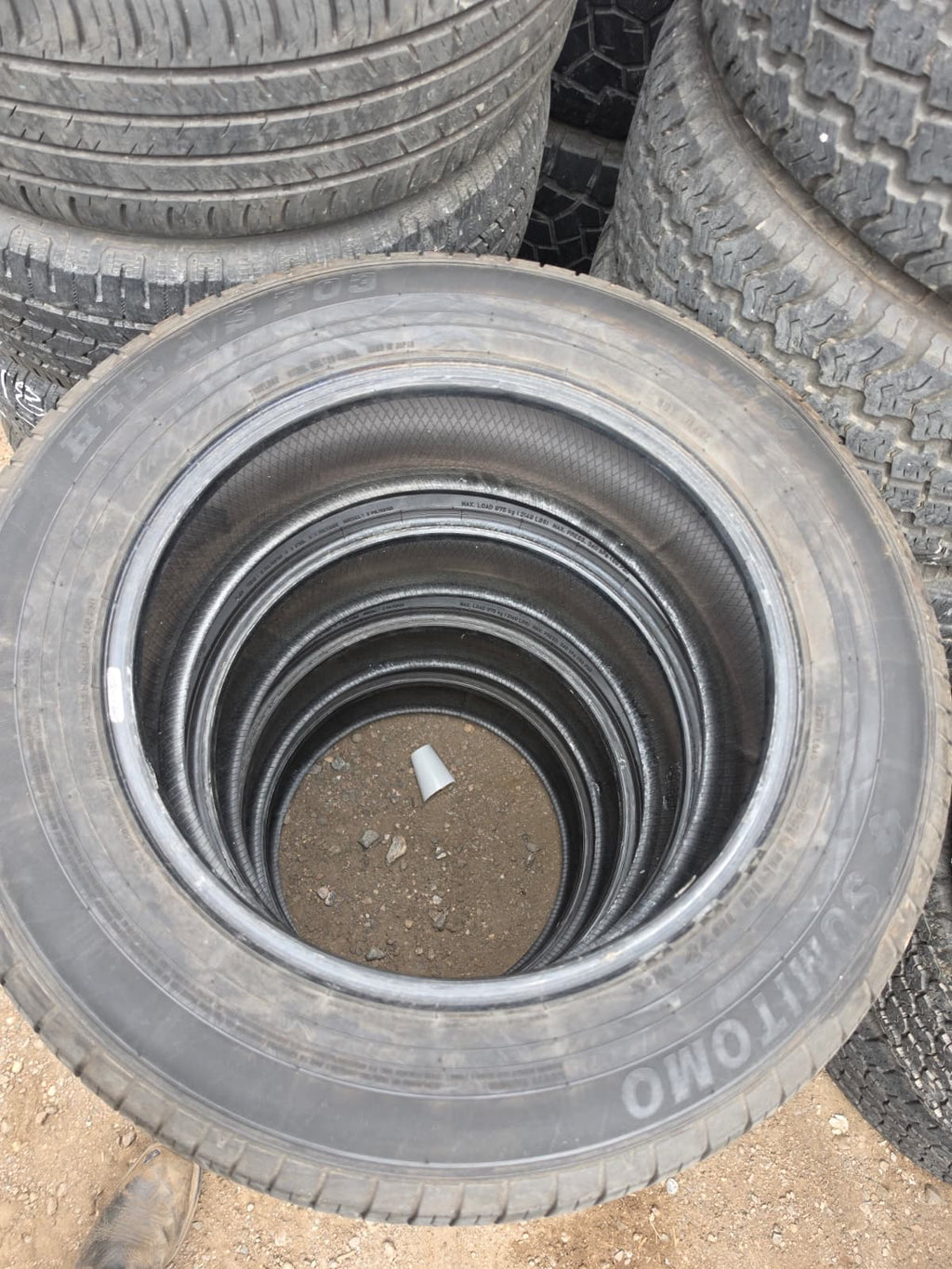 235/60R18 Set (4 Used Tires) Sumitomo HTR A/S P03