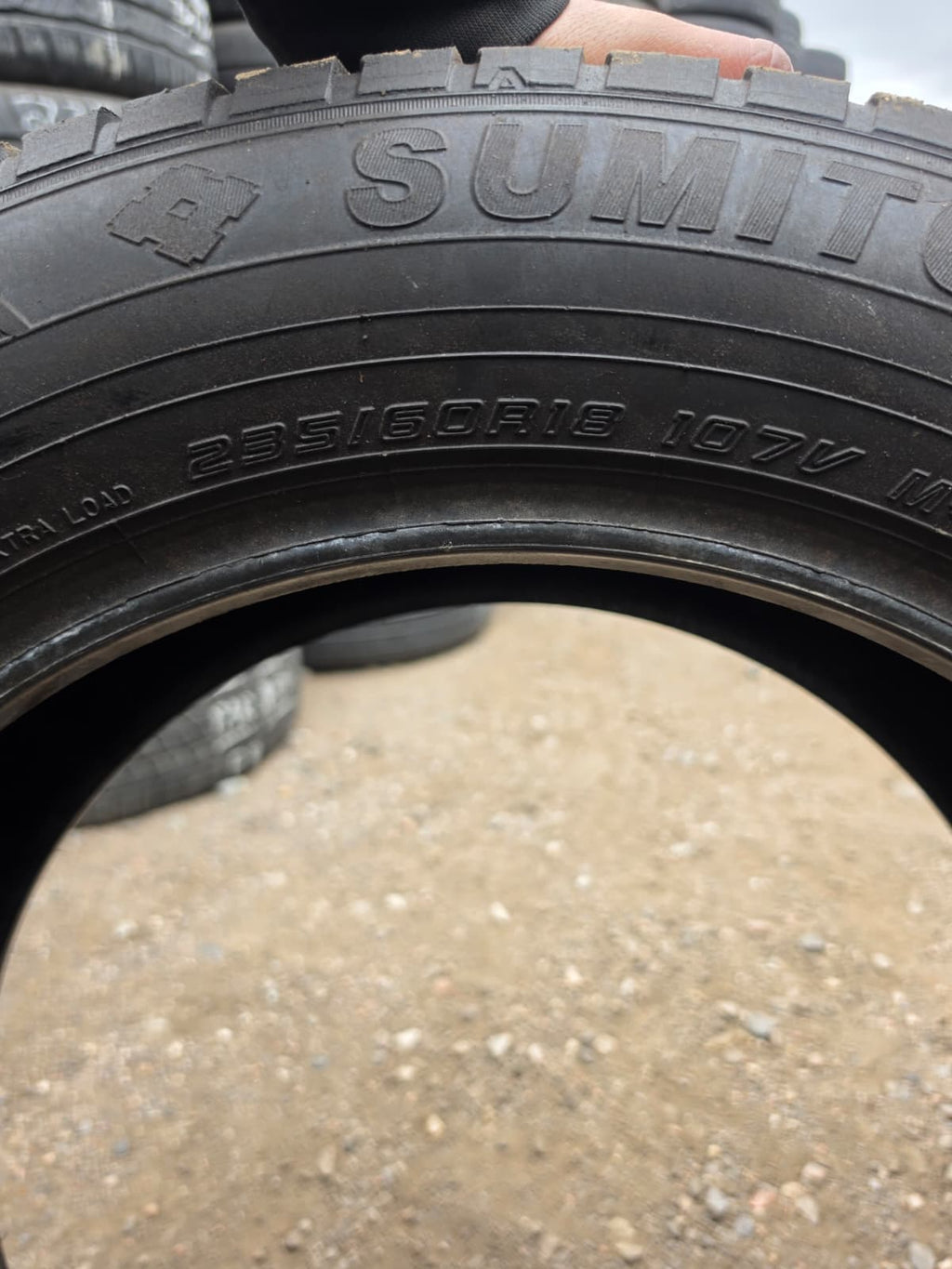 235/60R18 Set (4 Used Tires) Sumitomo HTR A/S P03