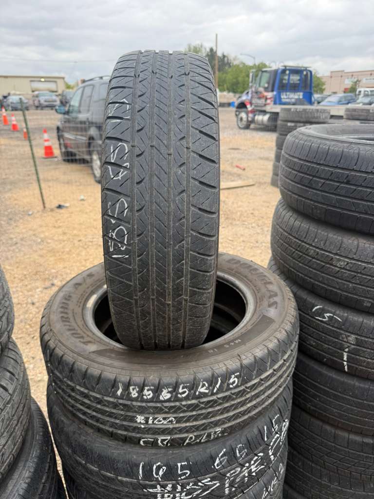 185/65R15 Pair (2 Used Tires) Douglas Touring