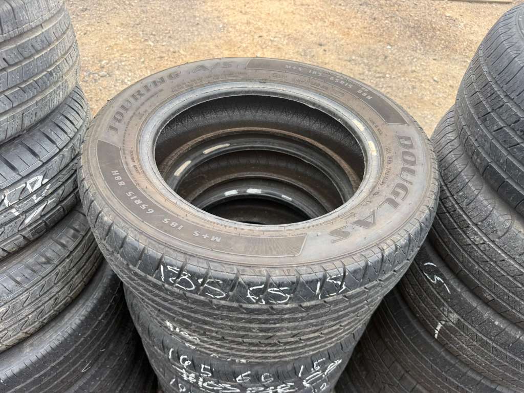 185/65R15 Pair (2 Used Tires) Douglas Touring