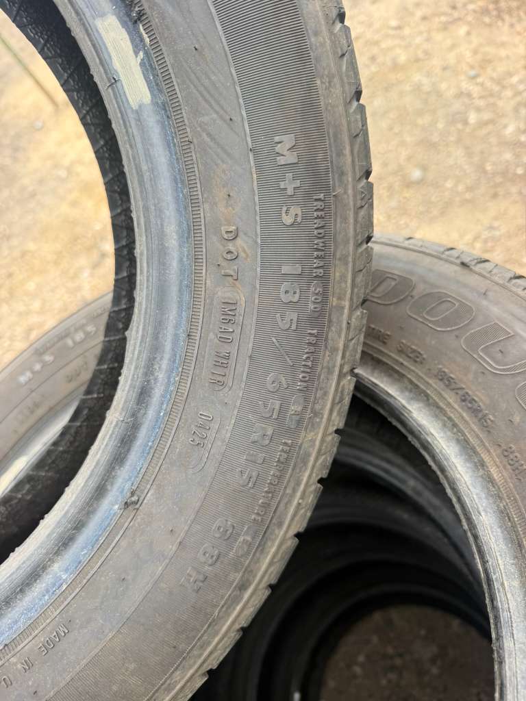 185/65R15 Pair (2 Used Tires) Douglas Touring