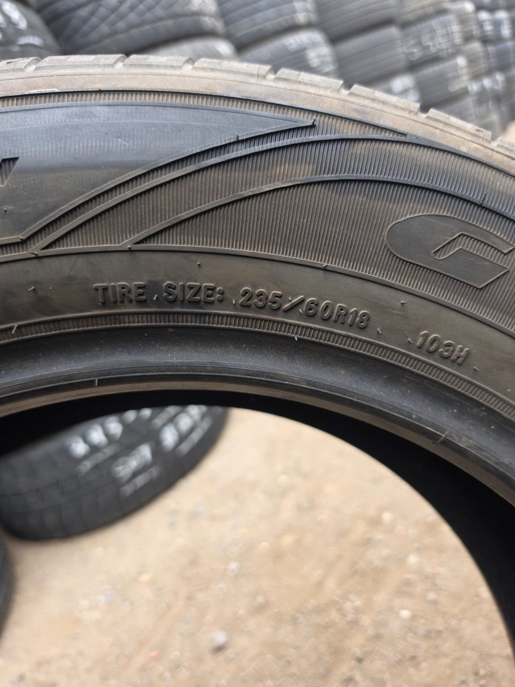 235/60R18 Set (4 Used Tires) Goodyear Assurance