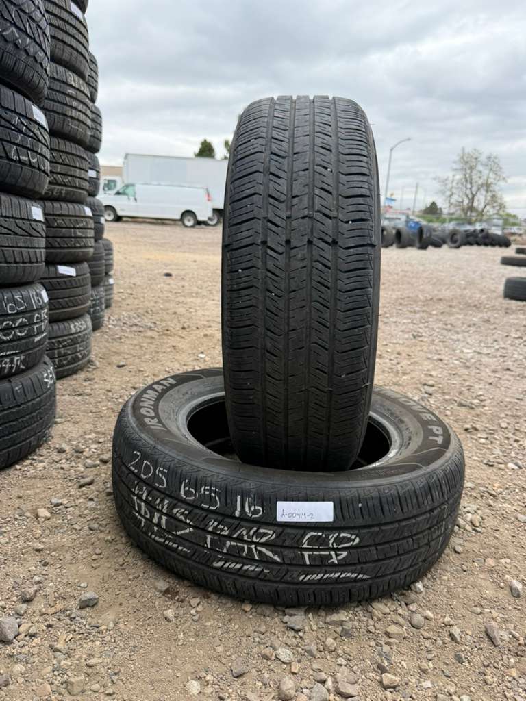 205/65R16 Pair (2 Used Tires) Ironman iMove PT