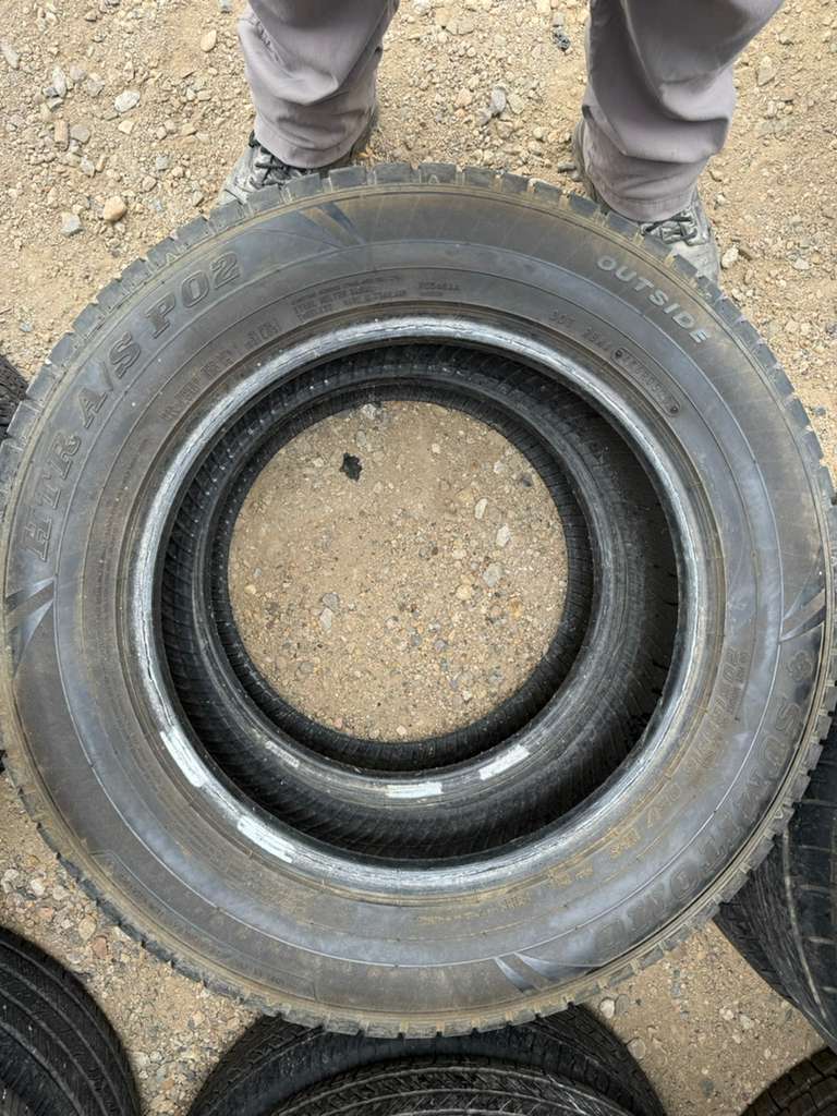 205/65R16 Pair (2 Used Tires) Sumitomo HTR A/S P02