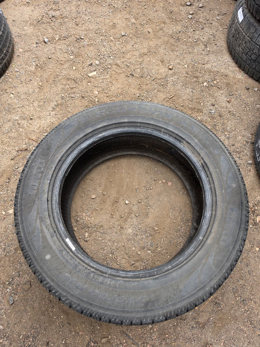 235/60R18 Pair (2 Used Tires) Pirelli Scorpion AS