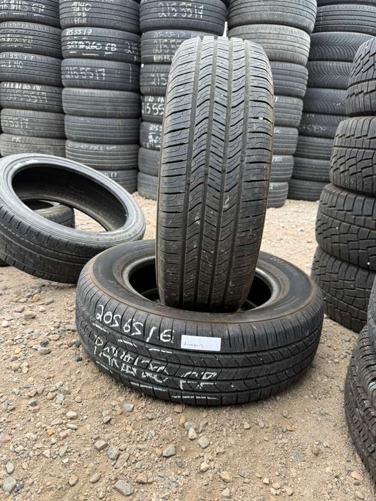 205/65R16 Pair (2 Used Tires) Sailun Atrezzo SH408