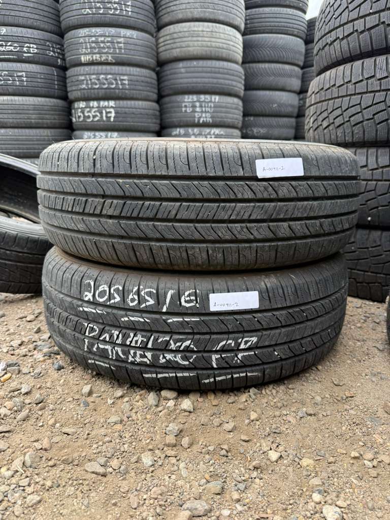 205/65R16 Pair (2 Used Tires) Sailun Atrezzo SH408