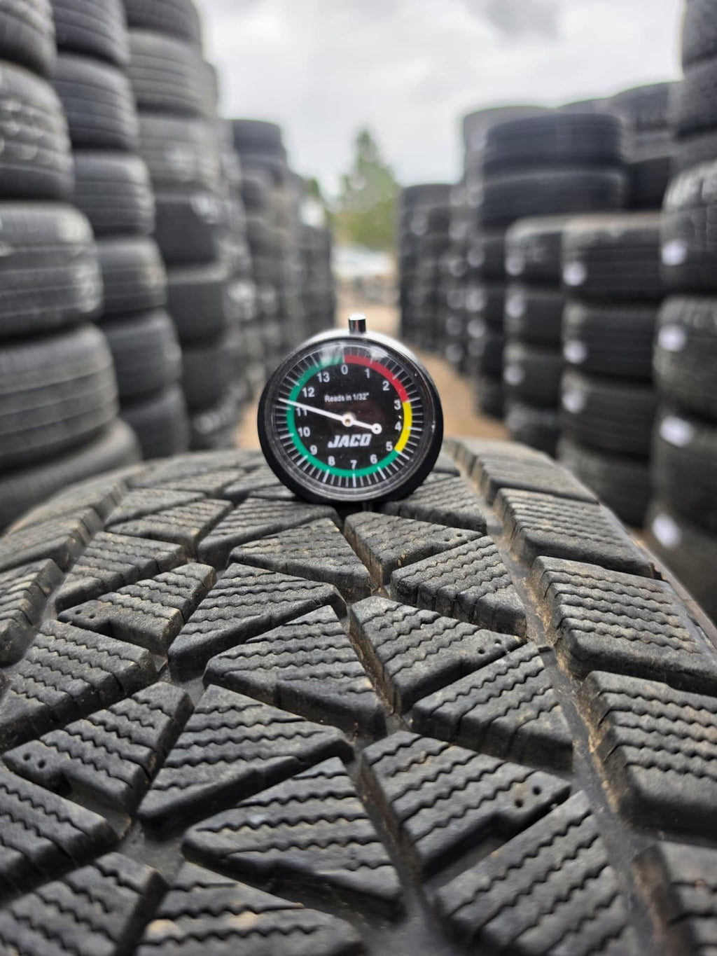 235/60R18 Set (4 Used Tires) Bridgestone Blizzak