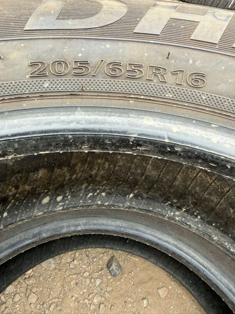 205/65R16 Pair (2 Used Tires) Delinte DH2