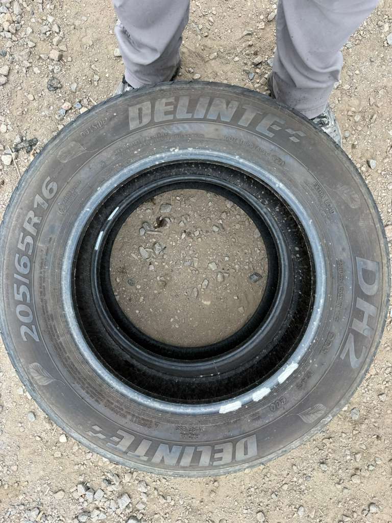 205/65R16 Pair (2 Used Tires) Delinte DH2