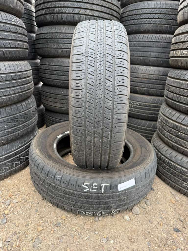 205/65R16 Pair (2 Used Tires) Goodyear Assurance