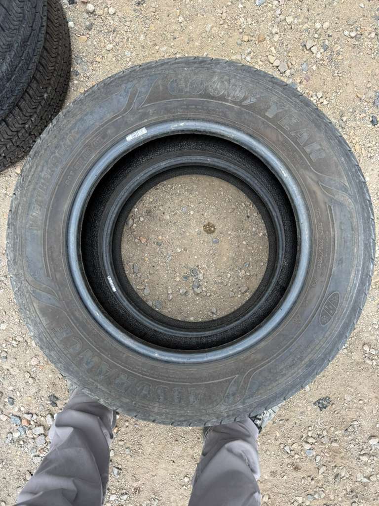 205/65R16 Pair (2 Used Tires) Goodyear Assurance WeatherReady