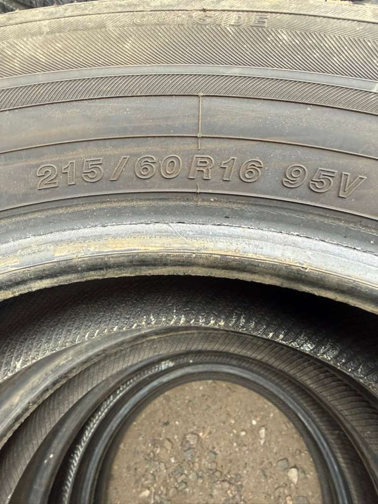 215/60R16 Set (4 Used Tires) Yokohama YK-GTX