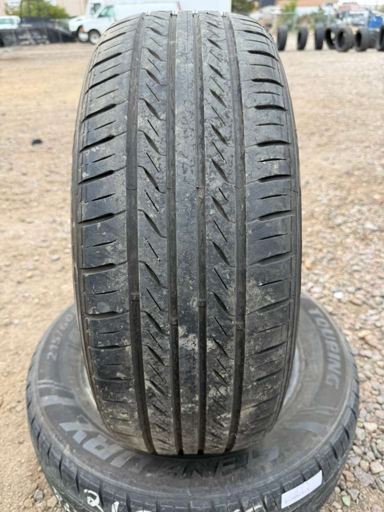 215/60R16 Pair (2 Used Tires) Sentury Touring