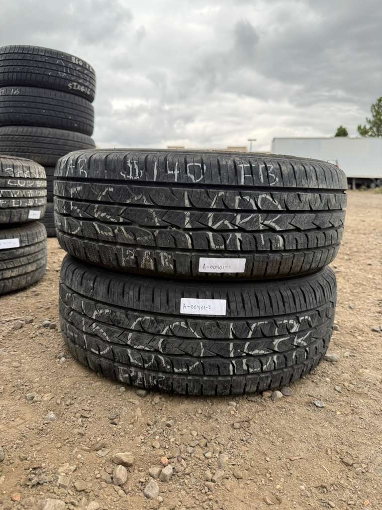 215/60R16 Pair (2 Used Tires) Big O Legacy All Season Plus