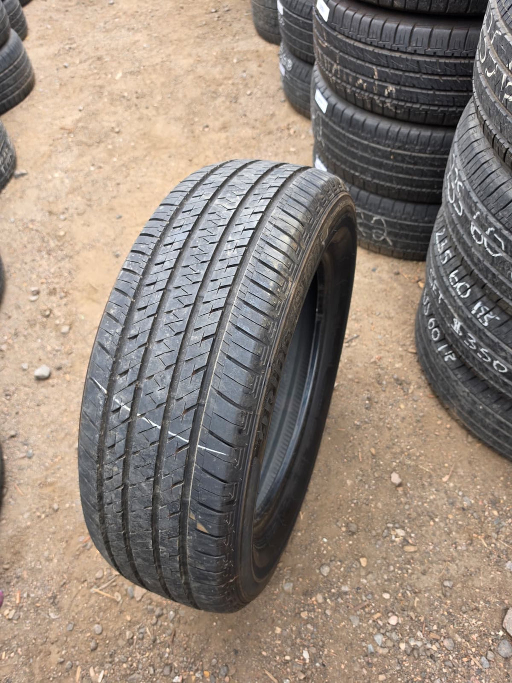 235/60R18 Set (4 Used Tires) Bridgestone Ecopia H/L