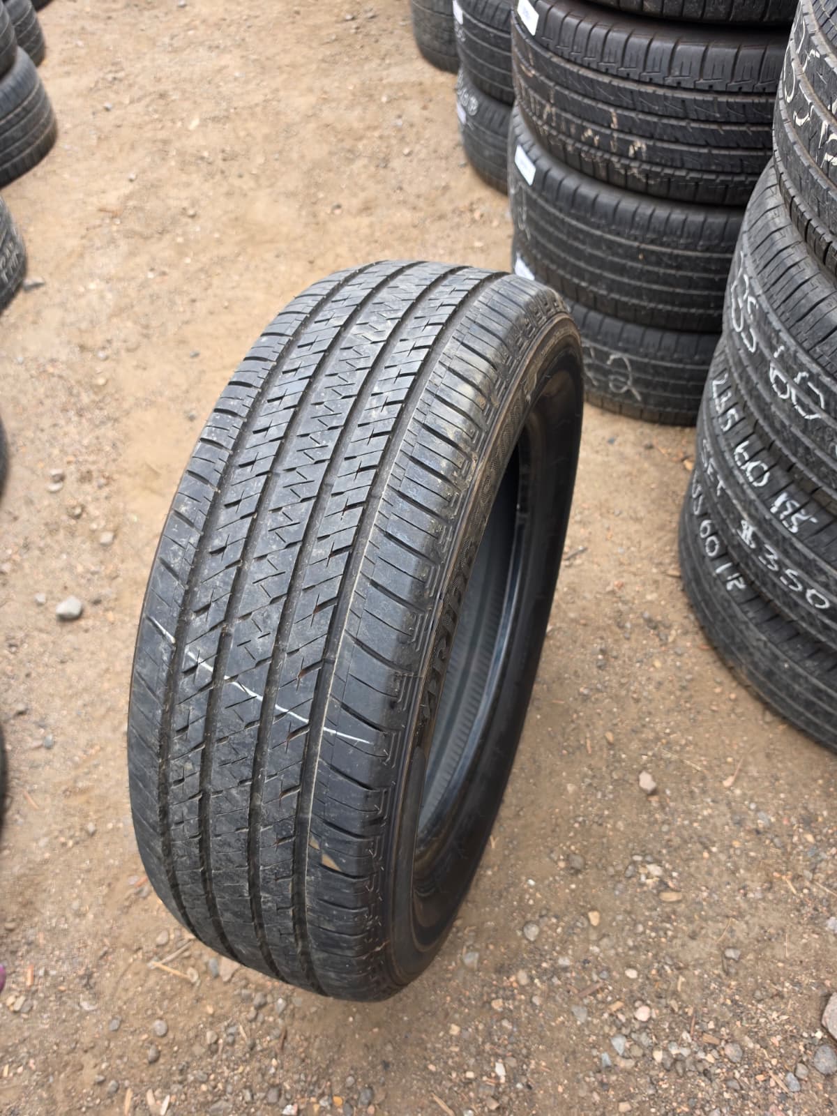235/60R18 Set (4 Used Tires) Bridgestone Ecopia H/L