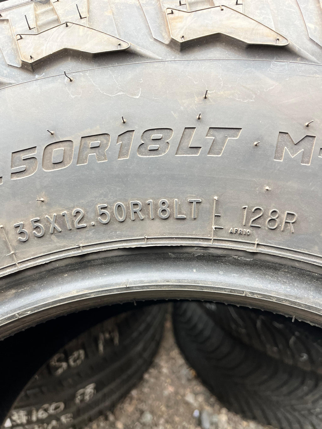 LT35x12.50R18 Pair (2 Used Tires) Back Country Dean Tires