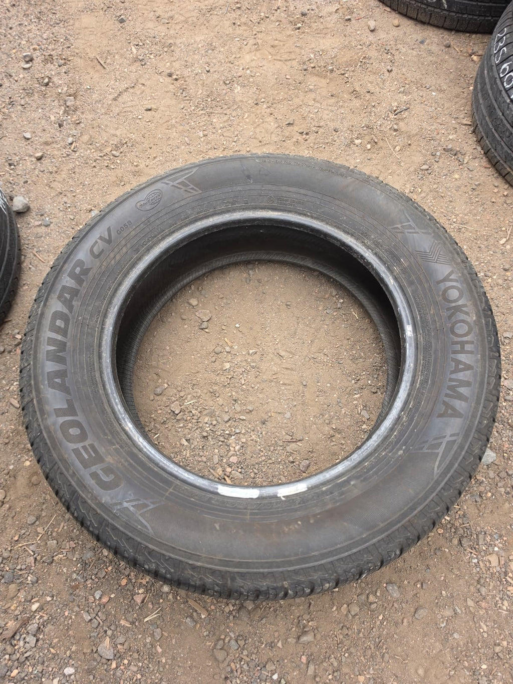 245/60R18 (3 Used Tires) Yokohama Geolander
