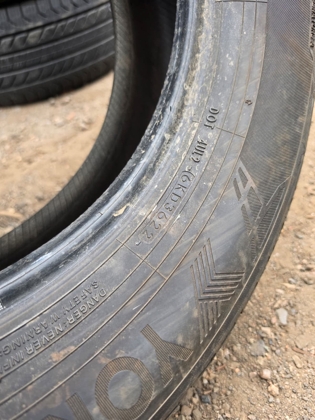 245/60R18 (3 Used Tires) Yokohama Geolander