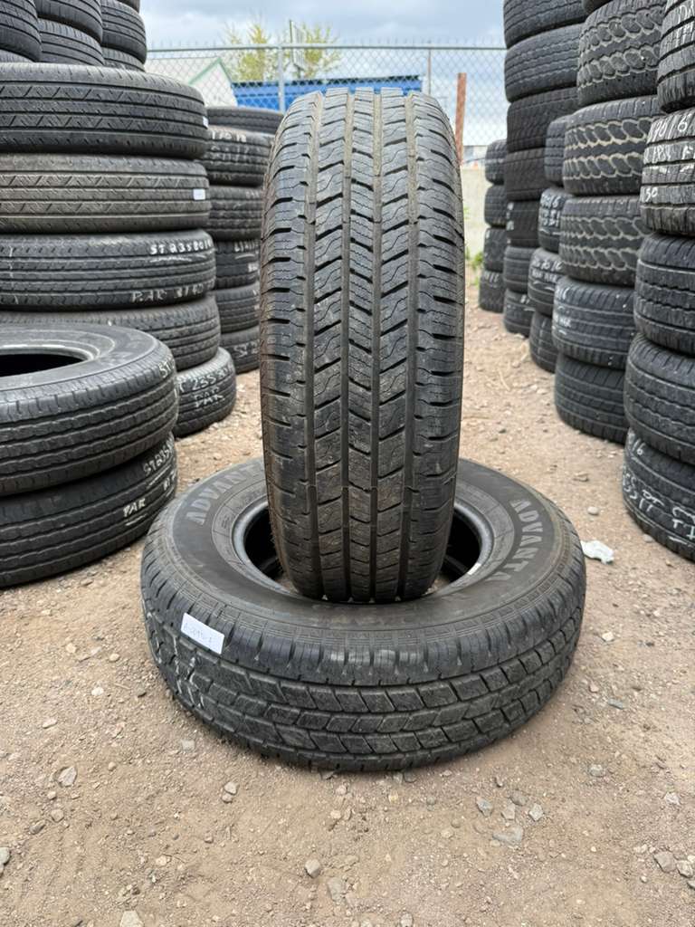 235/70R16 Pair (2 Used Tires) Advanta HTR-800