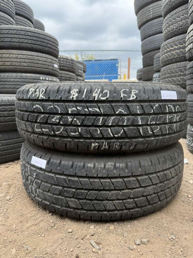 235/70R16 Pair (2 Used Tires) Advanta HTR-800
