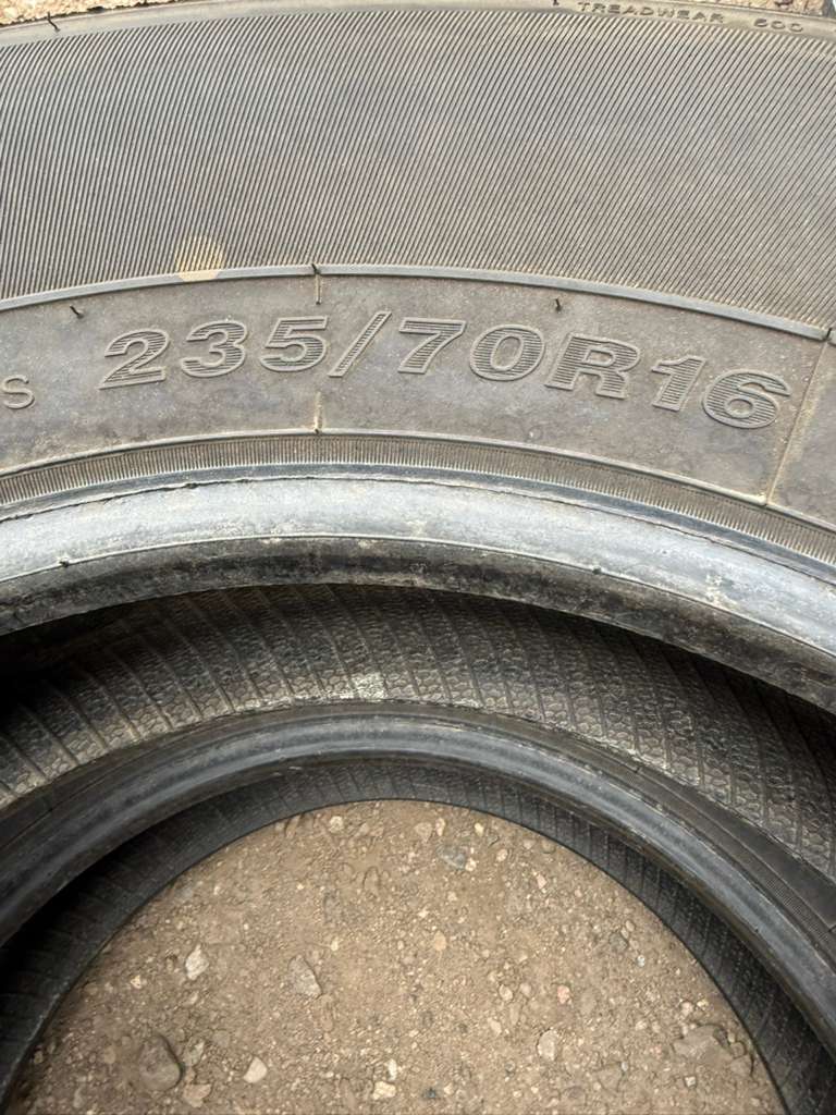 235/70R16 Pair (2 Used Tires) Advanta HTR-800
