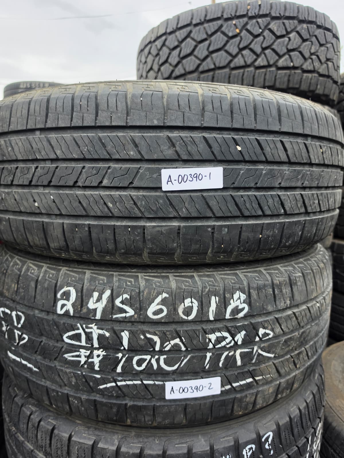 245/60R18 Pair (2 Used Tires) Sailun TerraMax HLT