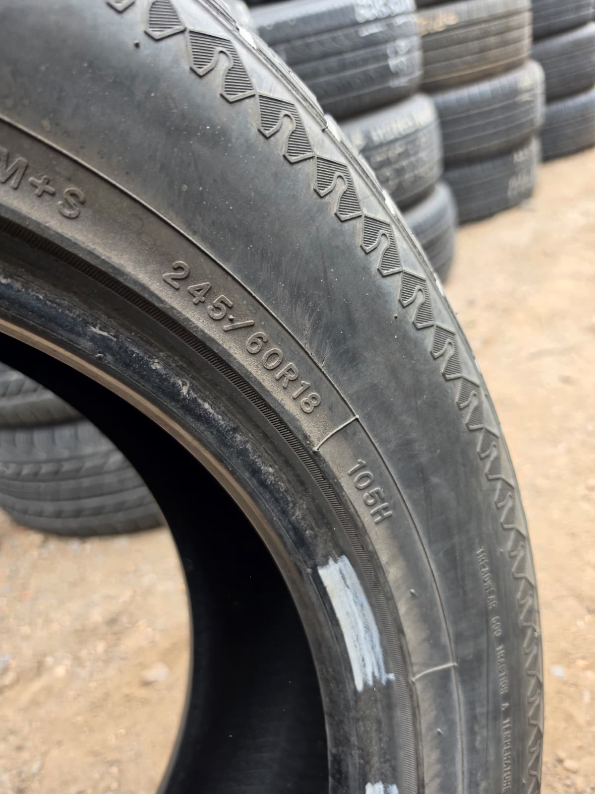 245/60R18 Pair (2 Used Tires) Sailun TerraMax HLT
