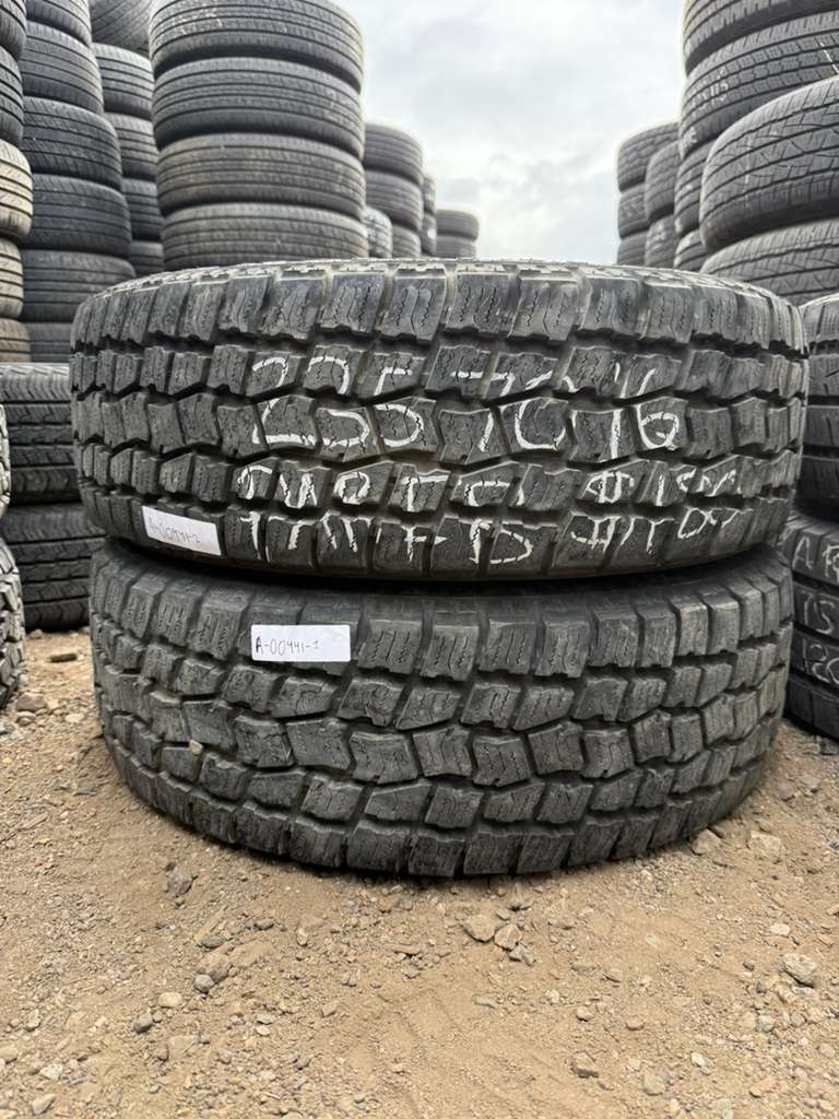 235/70R16 Pair (2 Used Tires) Big O Big Foot A/T II