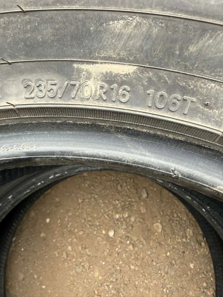 235/70R16 Pair (2 Used Tires) Big O Big Foot A/T II