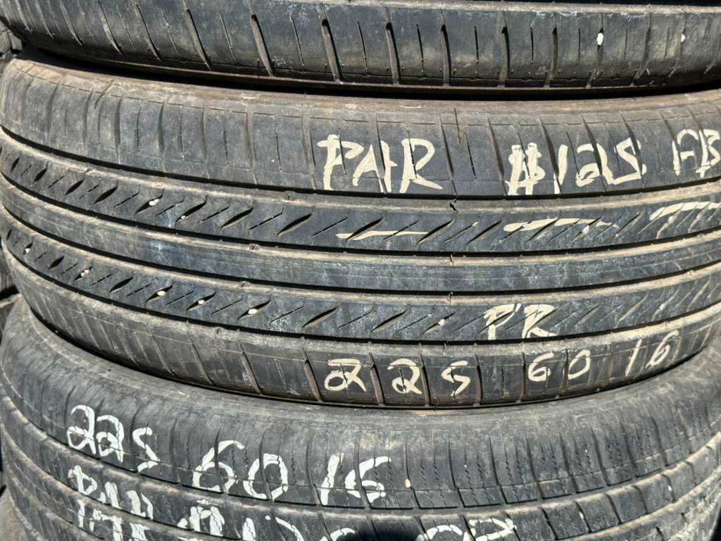 225/60R16 Pair (2 Used Tires) Sentury Touring