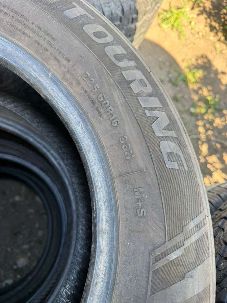225/60R16 Pair (2 Used Tires) Sentury Touring