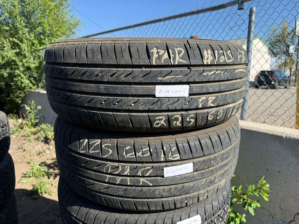 225/60R16 Pair (2 Used Tires) Sentury Touring