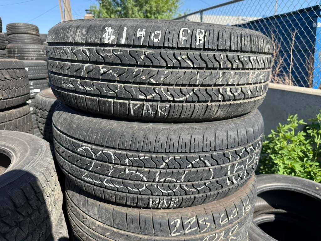 225/60R16 Pair (2 Used Tires) Firestone All Season