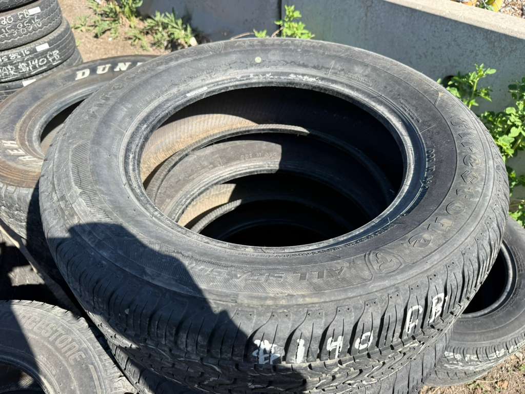 225/60R16 Pair (2 Used Tires) Firestone All Season