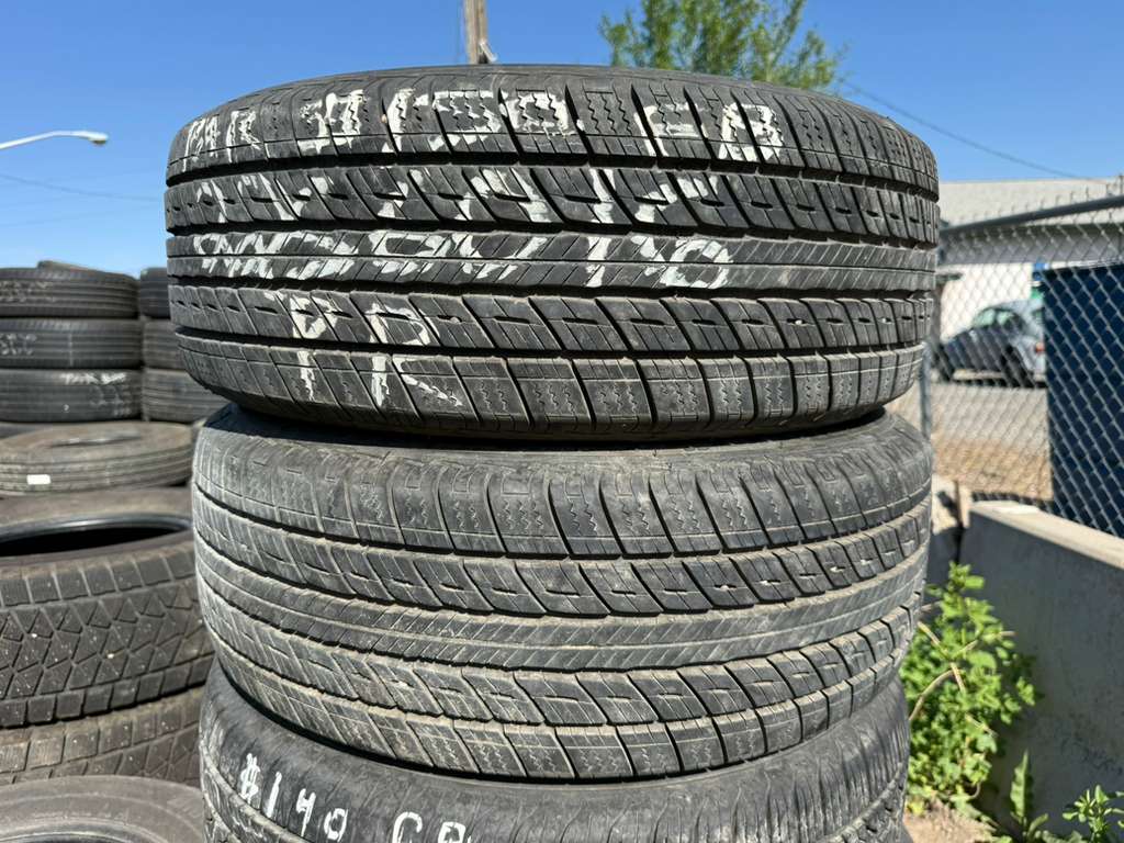225/60R16 Pair (2 Used Tires) Tigerpaw Uniroyal