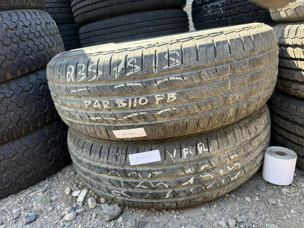 235/75R15 Pair (2 Used Tires) Mastercraft Stratus