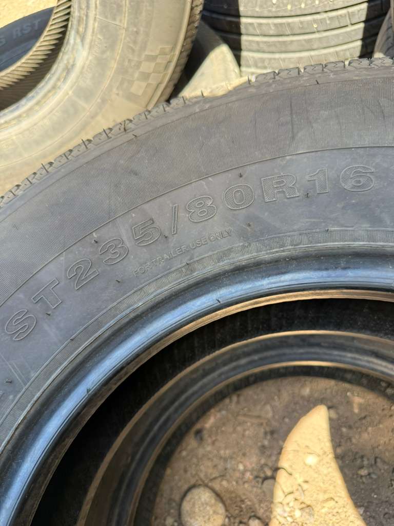 ST235/80R16 Pair (2 Used Tires) Good Ride Radial ST-100