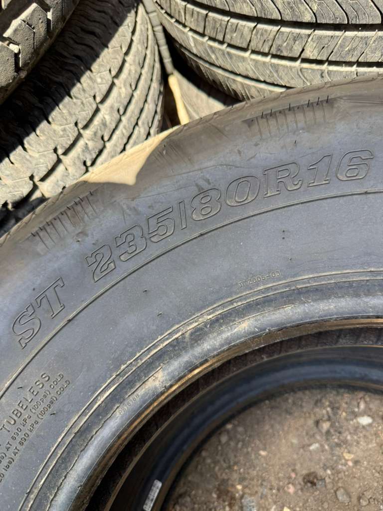 ST235/80R16 Pair (2 Used Tires) Rainer Rainer ST
