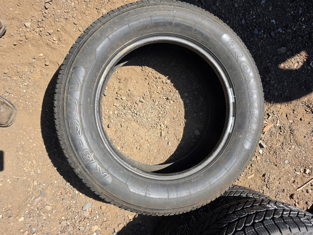 245/60R18 Pair (4 Used Tires) IronMan RB-SUV